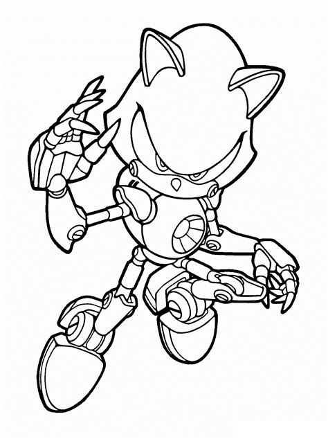 metal sonic coloring sheets|sonic iron man coloring page.